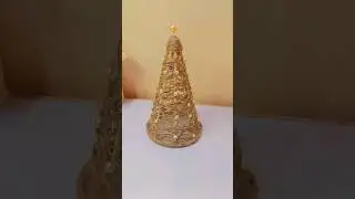 Christmas Tree diy| boho Christmas Tree| jute decor idea| Bamboo stick diy|#diy #art #yt #viralvideo