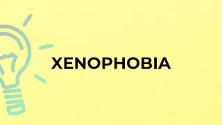 What is the meaning of the word XENOPHOBIA?