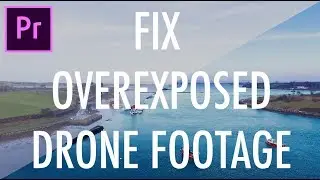 Tutorial: Fix over exposed sky in drone footage in Premiere Pro