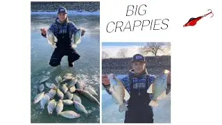 Hammering Huge Early Ice Missouri River Crappies, (South Dakota)