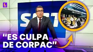 Christian Hudtwalcker arremete contra Corpac tras cortocircuito en Aeropuerto Jorge Chávez