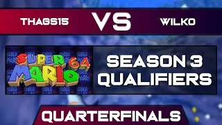 THags15 vs Wilko | Quarterfinals | GSA SM64 70 Star Speedrun League Season 3 Qualifiers