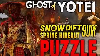 Ghost of Yotei | Snow Drift Spring Hideout Puzzle| #ghostofyotei