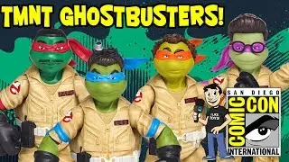 TMNT Ghostbusters Revealed - Teenage Mutant Ninja Turtles Playmates Toys at SDCC 2017