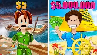 ROBLOX Brookhaven 🏡RP: 5$-Boot vs 5.000.000$-Boot | BrookieLeben