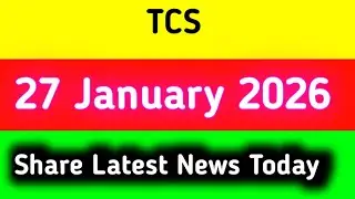 tcs share news today || tcs share news latest today