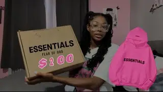 UNBOXING MY FIRST ESSENTIALS HOODIE!!!