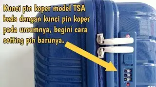 How to Set a TSA PIN Lock on a Suitcase