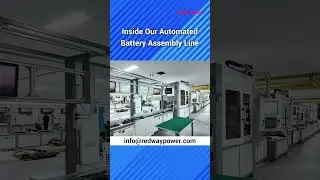 Inside Our Automated Battery Assembly Line #batterycell  #powersource  #industrialbattery