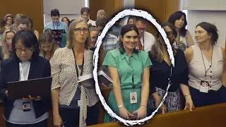 Who Is The Woman Smirking At The Lindsay Clancy Trial?