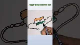 Tiranga Rakhi Drawing | Rakshabandhan Special Art | Independence Day Rakhi Drawing #shorts #viral