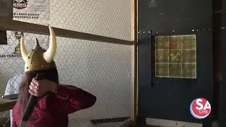 New San Antonio axe throwing spot uses interactive targets | SA Live | KSAT 12