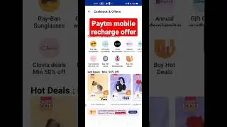 Paytm mobile recharge offer | new Cashback offer today | Paytm offer today | Flat cashback #shorts