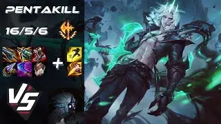 JUNGLE Viego vs Kindred [PENTAKILL] - NA Grandmaster Patch 14.5.1