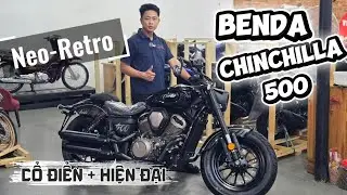 Benda Chinchilla 500 xe cruiser Neo-Retro cực chất 2 m&aacute;y V-Twin V2