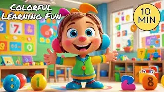 LEARN NUMBERS and COLORS for Toddler Kids Educational Video! | Lalay Kids TV