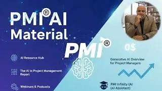 AI material on PMI.org المواد والكورسات المجانية علي الموقع في مجال الذكاء الصناعي