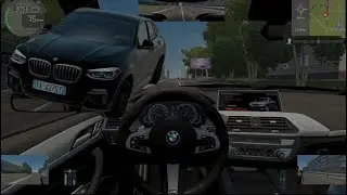 BMW X4 M40d 3.0 Xdrive 2020 UBER Test Drive // City Car Driving 1.5.5.9 / UBER Drive