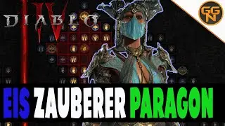 Diablo 4 Guide - Paragon Skillung Eis Zauberer - Maschine Gun Kelly zerst&ouml;rt alles Level 50 - 100