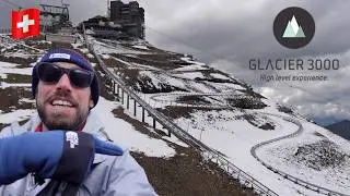 🇨🇭 Glacier 3000 - World's HIGHEST Mountain Coaster! Peak to Peak Bridge! Glacier Walk!