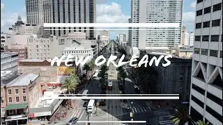 New Orleans Drone Views 4K [lofi hiphop/relaxing beats/study music]