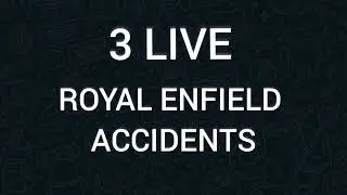 3 Royal Enfield LIVE CRASH Accident Caught on Camera #royalenfield #bikecrashing #bullet