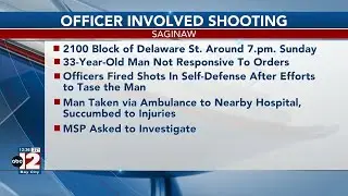 Saginaw police shoot 33-year-old in alleged 'suicide by cop' incident