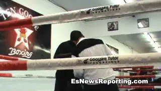 trainer says martin lawrence is a a great boxer - esnews boxing
