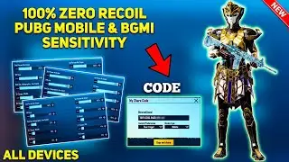 New Update 2.2!! 😱Best Sensitivity CODE + Controls Setting PUBG Mobile | BGMI After Update 2.2