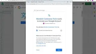 Mandarin Cantonese API Google Sheets Addon Installation Demo