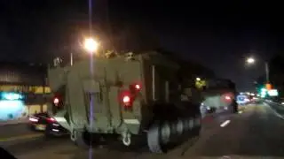 2010 10 20 Striker vehicles in DC at night.