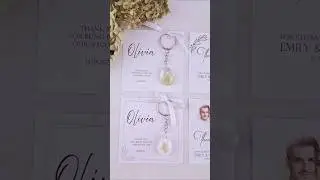 Personalized Wedding Favors Bulk #resinkeychain #weddingfavors