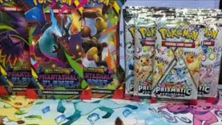 Prismatic Evolutions & Phantasmal Flames Pack Openings - Live Pokemon Cards Store - Order Now