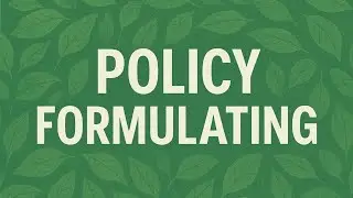 Policy Formulating(B.com 1st year topic)​#CommerceStream​#CareerInCA#CA#ICWA#