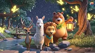 Firefly Light Parade &ndash; Lion & Friends Gentle Night Adventure | 3D Cartoon About Nature & Kindness
