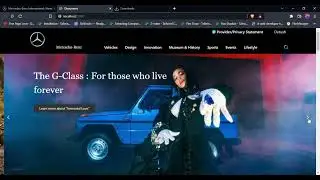 Mercedes official website cloned using Tailwind CSS ,  javaScript  and jQuery.