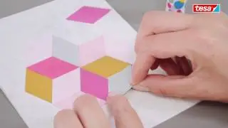 Klebestift tesa Stick Pink - der Kleber f&uuml;r Bastelarbeiten aller Art