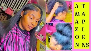 HOW TO INSTALL UNDETECTABLE TAPE IN EXTENSIONS | AMAZON HAIR | SHORT HAIR