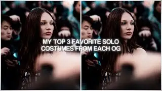 my top 3 favorite solo costumes from each OG dancer🤍