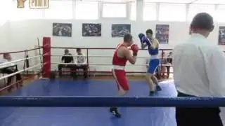 Колесников - Кабышев. Чемпионат Красноярска по боксу 2017