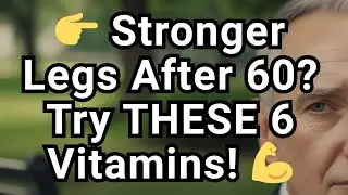6 Essential Vitamins to Keep Your Legs Strong in Old Age | Senior Health & Longevity