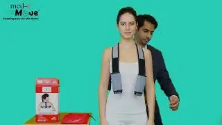 CLAVICLE BRACE With Velcro: How To Use [Wear] | Fractured Clavicle Treatment | Medequip