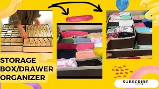 Amazon Storage Box Organizer Arrangement Review Under 400 | Kids Innerwear Clothes Organisation