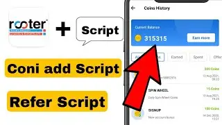 Rooter app Refer Script | rooter unlimited coin adder Script | Rooter app new script | #Shorts