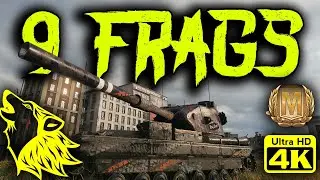 9 frags! Slow-Motion WOT Battle Scene!