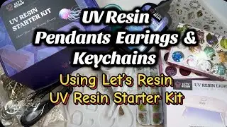 #212 @LETSRESIN UV Resin Jewellery and key Chains 