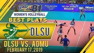 UAAP 81 WV: Desiree Cheng sinks Ateneo with a service ace! | DLSU | Best Plays
