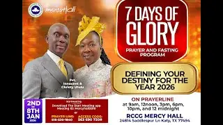 7 Days of Glory Finale | Pst. Innocent Utulu | 1/8/2026 | RCCG Mercy Hall
