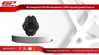 GP Kompozit KTM 390 Adventure X 2025 Uyumlu &Ccedil;amur Sıyırıcı Montajı
