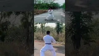Heian Yondan Kata Karate 2 Version  #quanghaindk #karate #shortvideo #shorts  #martialarts